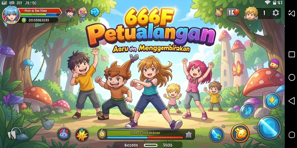 Gameplay seru dalam dunia Anime yang penuh warna.