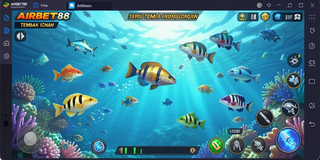 Tampilan gameplay AIRBET88 yang seru dan penuh warna.