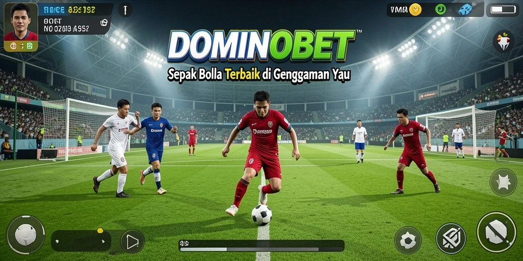 Screenshot gameplay <strong>DOMINOBET</strong> yang menunjukkan aksi seru di lapangan.