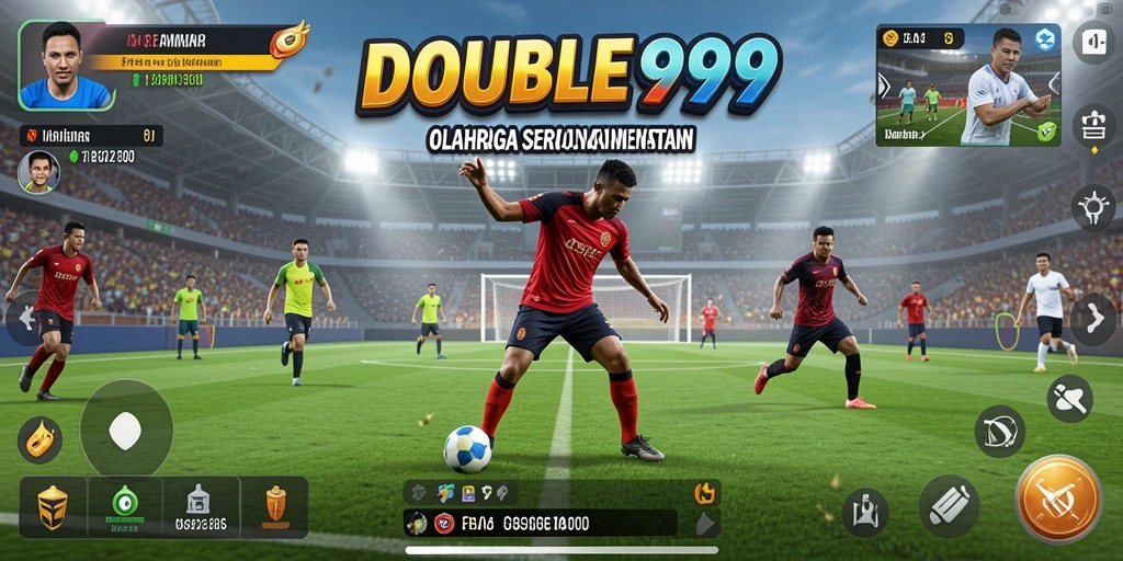 Tangkapan layar utama DOUBLE999 menampilkan aksi nyata di lapangan.