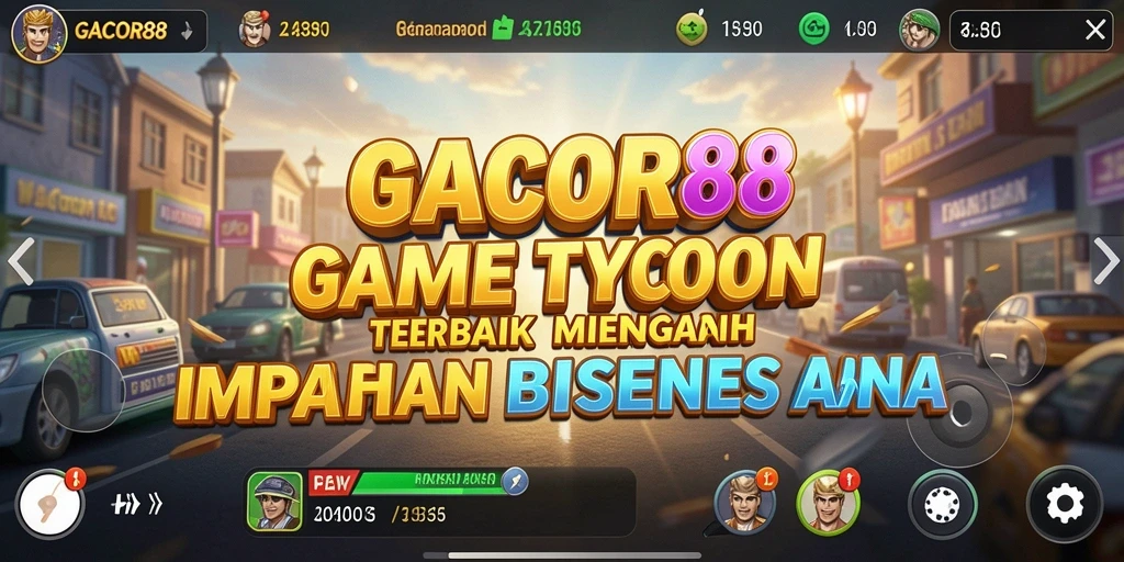 Screenshot GACOR88 menampilkan gameplay yang menarik dan strategi bisnis.