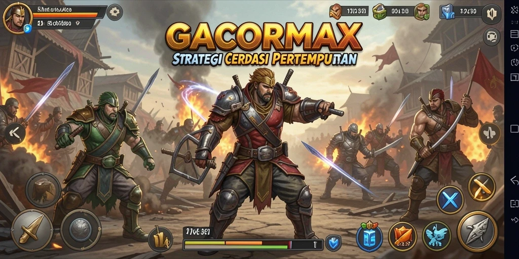 Screenshot gameplay GACORMAX menampilkan strategi cerdas dalam pertempuran.