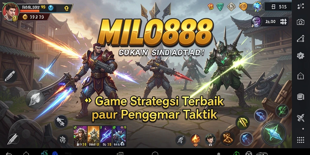 Tampilan gameplay mendebarkan di MILO88 dengan strategi kreatif.