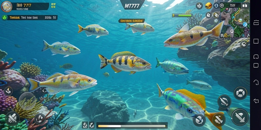 Gameplay menarik Tembak Ikan di MT777 dengan berbagai jenis ikan.