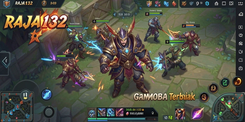 Tampilan gameplay seru di RAJA132 dengan aksi pertarungan yang intens.