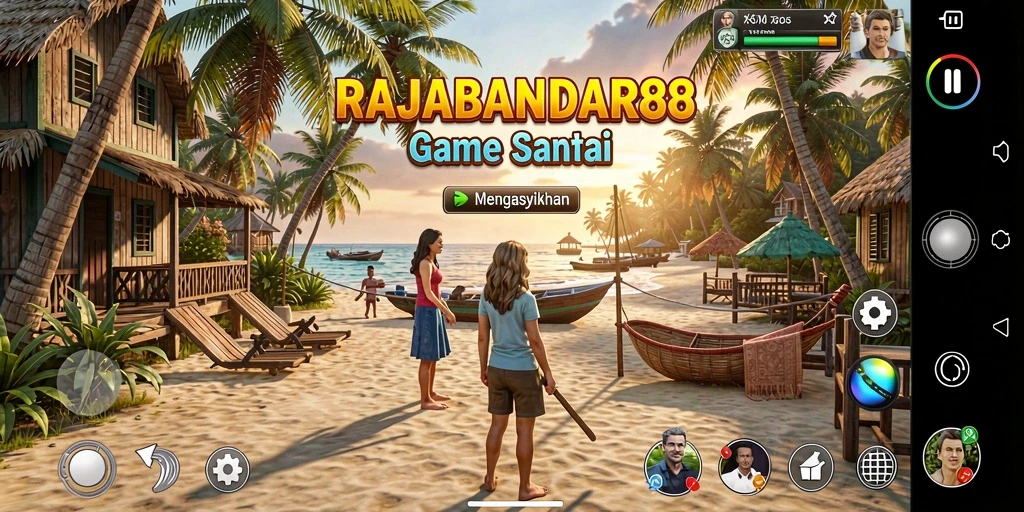 Tampilan gameplay menarik dari RAJABANDAR88 yang penuh warna.