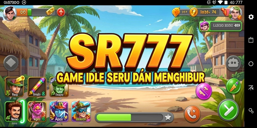 Tampilan gameplay SR777 yang menarik dan menyenangkan.