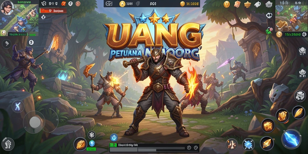 Tampilan gameplay seru di dunia fantasi UANG.