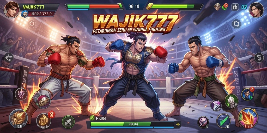 Tampilan menarik dari gameplay WAJIK777 dalam pertarungan Fighting.