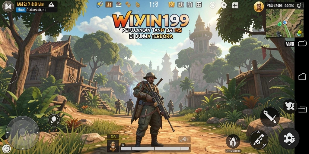 Screenshot menunjukkan aksi mendebarkan dalam dunia terbuka.