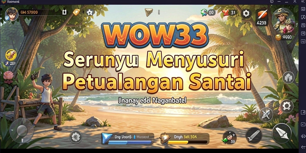 Screenshot WOW33 menampilkan gameplay yang seru dan mengasyikkan.